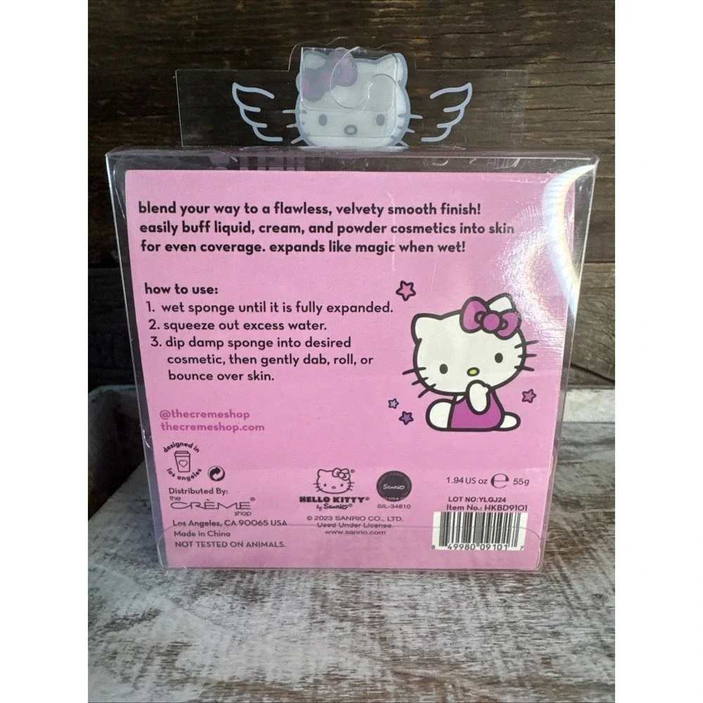 The Crème Shop x Hello Kitty Plush Blender Duo Sponges |‎ MSRP = $15